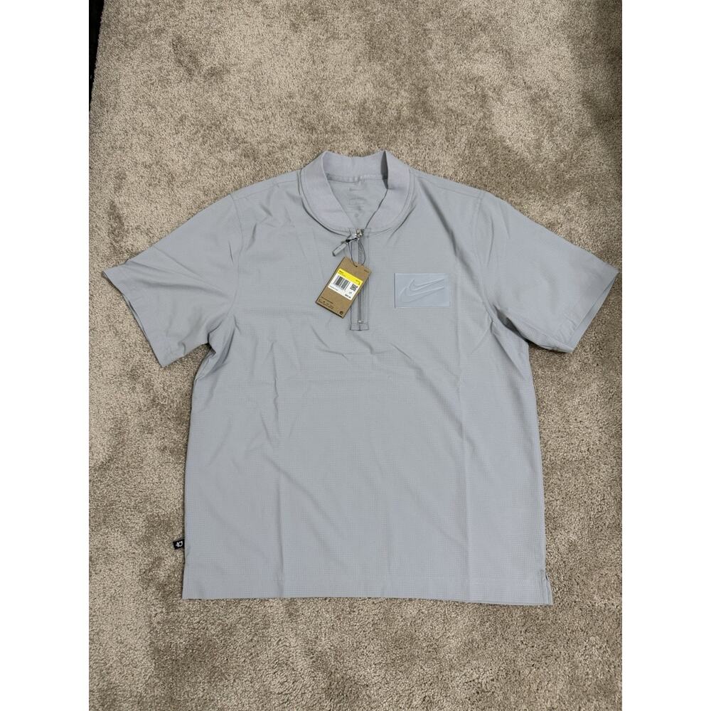 Nike Dri-Fit KD Kevin Durant 1/2 Zip Basketball Shirt Men Small HJ4213 Gray $90
